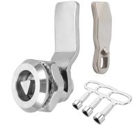 Triangle Cam Lock, verrouillage de la boîte de compteur d'électricité, serrure de boîte à gaz avec 3 clés triangulaires, serrure de boîte aux lettres, serrure à came, serrure à came, serrure de