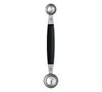 triangle Cuillère Parisienne Double Boule à Melon Inox 22/30 mm | Fabrication Solingen Germany - manche ergonomique antidérapant - acier inoxydable poli miroir