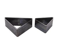 Triangle Cuir Cutter Set à punch durable pour la boîte de rangement de fabrication en cuir incluse