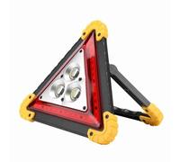 Triangle d'arrêt d'urgence multifonction 30 W pour voiture avec voyant d'avertissement LED rouge