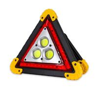 Triangle D'avertissement À LED - Feux D'avertissement À Charge Rapide À LED, Panneau D'urgence Réfléchissant Étanche, Accessoire De Véhicule Lumineux Et Accrocheur, Léger Et Portable | Utilisation Fia