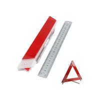 Triangle d'avertissement d'urgence réfléchissant robuste - Panneau de sécurité routière pour voitures, camions et véhicules, balise de danger haute visibilité pour pannes et accidents