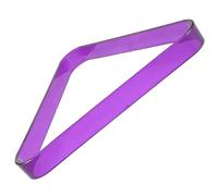 Triangle de Billard Américain Grand Format, Stable, Portable, Plastique | Râtelier pour Boules de Billard, Usage Maison ou Pub, Couleur Pourpre, Cadre Pratique