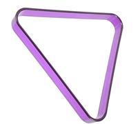 Triangle de Billard Américain pour Boules 2-1/4 en Plastique Pourpre | Portable, Design Stable, Rassemble les Boules, pour Mini Table de Billard et Jeu de Pub