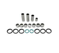 Triangle de Moto Kit de Bras de Liaison de Levier avec Joint d'huile Bouchage de roulement et Amortisseur Compatible avec DRZ400 DRZ400SM RM250 2012(Kit Complet)