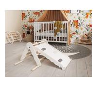 Triangle de pikler et rampe bois