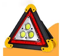 Triangle de Signalisation CE à LED Portable 4 modes lampe, chargeur de telephone, Powerbank. Vendeur et stock en France