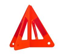 Triangle de signalisation pour véhicule - Équipement de sécurité routière stable - Triangle de sécurité robuste pour aide routière, voiture, camion, moto, chantier, légalement obligatoire
