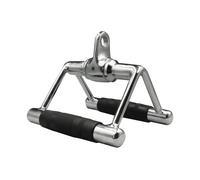 Triangle De Traction Avec Poignées "Low Pully Bar" Pour Tirage À La Poulie Gris