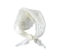 Triangle dentelle écharpe foulards châle enveloppes solide broderie florale poignet ruban cheveux tête bricolage cou tricoté(Color-06)