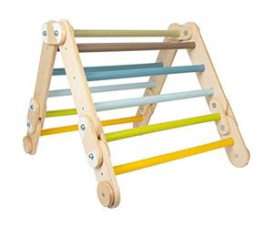 Triangle d'escalade Adventure, Jeu de Mouvement pour Enfants dès 3 Ans, en Bois, Art.12238