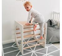 Triangle d'escalade en bois pour enfants | aire de jeux Montessori KlapperSpecht | cube d'escalade | mur d'escalade