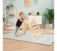 Triangle d'escalade pliable montessori en bois fsc® pour enfant dès 1 an