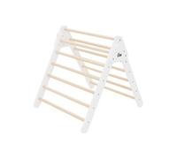 Joyz Triangle d'Escalade pour Enfants, Bois Massif Blanc, Structure d'Escalade Intérieure, Blanc