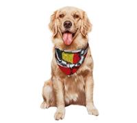 Triangle Élégantes De Chien 30X70Cm Cultivé en Amérique, Racines Belges Bandana Chien Chats Polyester Bavoir Bandana Triangulaire Chiens pour Animal De Compagnie Petite, Moyenne Et Grande Taille