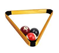 Triangle en bois pour billard de billard, support de boule de balançoire de support de boule de trépied de billard avec le cadre de boule de triangle de bords arrondis renforcés - Accessoires de table