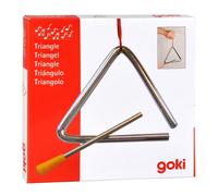 Triangle en métal 10 cm gris TU