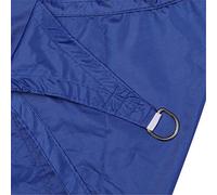 Triangle en polyéthylène haute densité - Protection solaire respirante et résistante aux intempéries - Pour jardin et B - Protection contre le vent et les UV - 3 x 3 x 4,3 m - Bleu