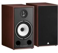 Triangle Enceinte bibliothèque Borea BR03 – Noyer – 100W – Paire