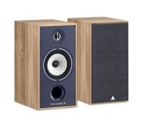 Triangle - Enceinte Bibliothèque Hi-FI BOREA BR04 - Puissance Admissible 110W - Rendement 90 DB/W/m - Polyvalente Musique et Home-Cinéma - 206 x 380 x 314 mm - Bleu (Paire)