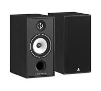 Triangle - Enceinte Bibliothèque Hi-FI BOREA BR04 - Puissance Admissible 110W - Rendement 90 DB/W/m - Polyvalente Musique et Home-Cinéma - 206 x 380 x 314 mm - Noir (Paire)