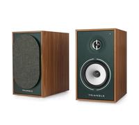 Triangle - Enceintes Actives BOREA BR02 Connect - Enceintes Bibliothèque Bluetooth avec Amplificateu 2X 50Wr - Audio HD - Entrées Phono/Platine TV Arc & USB - 176 x 310 x 274 mm - Vert (Paire)