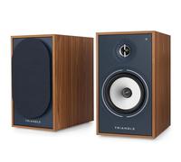 Triangle - Enceintes Actives BOREA BR03 Connect - Enceintes Bibliothèque Bluetooth avec Amplificateur 2X 60W - Audio HD - Entrées Phono/Platine TV Arc & USB - 206 x 360 x 314 mm - Bleu (Paire)