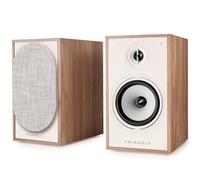 Triangle - Enceintes Actives BOREA BR03 Connect - Enceintes Bibliothèque Bluetooth avec Amplificateur 2X 60W - Audio HD - Entrées Phono/Platine TV Arc & USB - 206 x 360 x 314 mm - Chêne Clair (Paire)