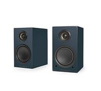 Triangle - Enceintes Actives LN01A - Enceintes Bibliothèque Bluetooth avec Amplificateur 2 x 50W - Audio HD - Entrées Phono/Platine Optique & Sortie Caisson - 165 x 291 x 225 mm - Bleu Abysse (Paire)
