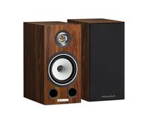 Triangle - Enceintes Bibliothèques Hi-FI Comète EZ - Puissance Admissible 80W - Rendement 89 DB/W/m - Polyvalente Musique et Home-Cinéma - 200 x 400 x 324 mm - Teck (Paire)