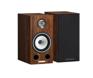 Triangle - Enceintes Bibliothèques Hi-FI Comète EZ - Puissance Admissible 80W - Rendement 89 DB/W/m - Polyvalente Musique et Home-Cinéma - 200 x 400 x 324 mm - Teck (Paire)