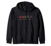 Triangle Fractal Géométrie Mathématiques Rétro Sweat à Capuche