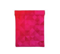 Triangle Géométrique Fuchsia, Sac de Rangement pour Femmes, Portefeuille supérieur à Presser, Petit Porte-Monnaie, Pochette de Changement