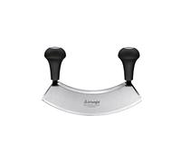 triangle Hachoir Berceuse Inox 23 cm - 2 Tranchants Solingen | Acier durci EISGEHÄRTET, fabrication allemande Solingen - idéal pour herbes, oignons et échalotes