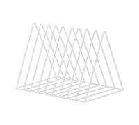 Triangle maga-zine Rack - Support De Stockage Pour Disques Vinyles, Porte-revues En Métal, Présentoir Pour Disques Vinyles En Métal Pouvant Contenir Jusqu'à 60 Albums
