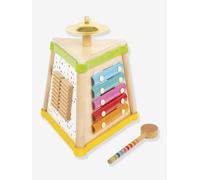 Small Foot 11507 Triangle Musical Sound, en Bois, Multi-Instrument Coloré pour Petits Musiciens