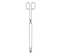 triangle Pince à Barbecue Inox 38 cm - Qualité Professionnelle | Pince à saucisses en acier inoxydable épais - design ciseau ergonomique - usage gastronomique