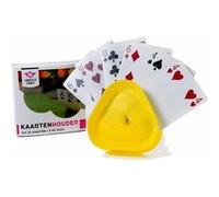 Triangle porte cartes jaune en plastique Rouge G