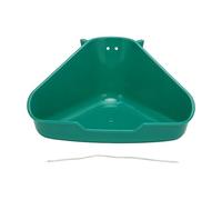 Triangle Potty Trainer Lapin Litière Lapin Coin Toilette Boîte Triangle Potty Trainer Animal Cage Toilettes pour Petit Lapin, Chinchillas, Petits Cochons d'Inde, Furet, Galesaur(S 40cm / 15.7in)