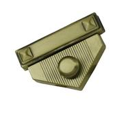 Triangle pour les amateurs de mode et les amateurs d'artisanat, accessoire de mode pour ajouter un charme unique à votre sac de création, bronze