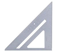 Triangle Ruler Aluminium Alloy 7 pouces 45 90 degrés outil de mesure épaissie pour la construction d'artinat du bois et les projets de bricolage