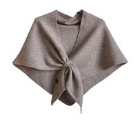 Triangle Shawl Scarf Crochet Style - Soft Cashmere Feel Shawls and Wraps for Evening Dresses, Weddings & Daily Wear (F-Camel)