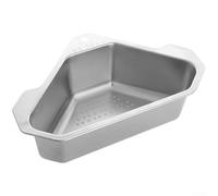 Triangle Sink Drain Basket Stainless Steel Suction(white)