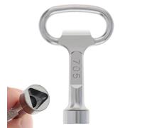 Triangle Socket Spanner Key - Outil manuel 'utilité, ouverture de vanne 'eau | couple 'hydraulique polyvalent, bouton de prise d'entretien en alliage pour le contrôle 'in