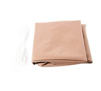 Triangle Sun Shade Sail UV Proofer imperméable Couverture d'ombre extérieure Respirante pour la Piscine de terrasse Cour d'autocars Carport en Tissu Oxford Taille 3x3x3 mètres (Kaki)