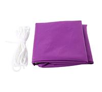 Triangle Sun Shade Sail UV Proofer imperméable Couverture d'ombre extérieure Respirante pour la Piscine de terrasse Cour d'autocars Carport en Tissu Oxford Taille 3x3x3 mètres (Violet)
