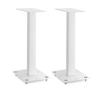 Triangle - Supports d'Enceintes S05 pour Enceintes Bibliothèques Hi-FI - Hauteur 640 mm - Pieds Lestables - Compatibilité Universelle - Blanc (Paire)