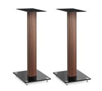 Triangle - Supports d'Enceintes S05 pour Enceintes Bibliothèques Hi-FI - Hauteur 640 mm - Pieds Lestables - Compatibilité Universelle - Bois Foncé (Paire)