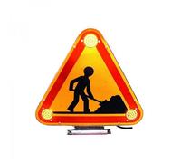 Triangle TRIFLASH à LED - Hauteur 500 mm - classe 2