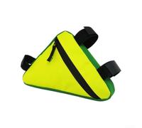 Triangle Vélo 20cm Oxford Dérapide Triangle Vélo 20cm Oxford | attache express, résistant à l'eau et à la boue, parfait pour le pour vtt de montagne(Yellow & Green)